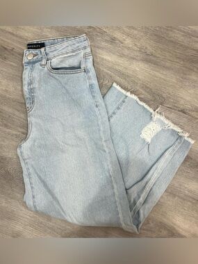 Light Wash Women's High-Rise Wide-leg Jeans - Prosperity